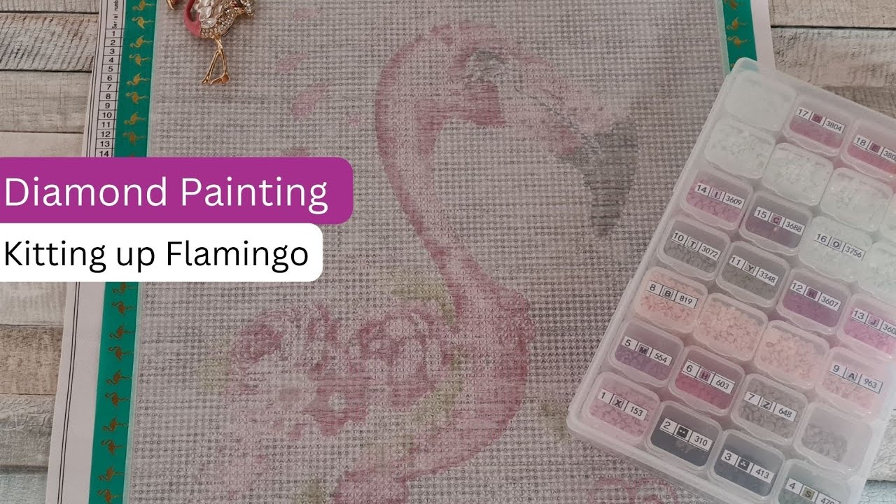 Diamond Painting 💎 Neues Bild vorbereiten🦩 #kittingup