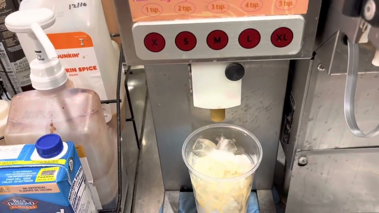 How To Make Medium French Vanilla Iced Coffee at Dunkin&rsquo;