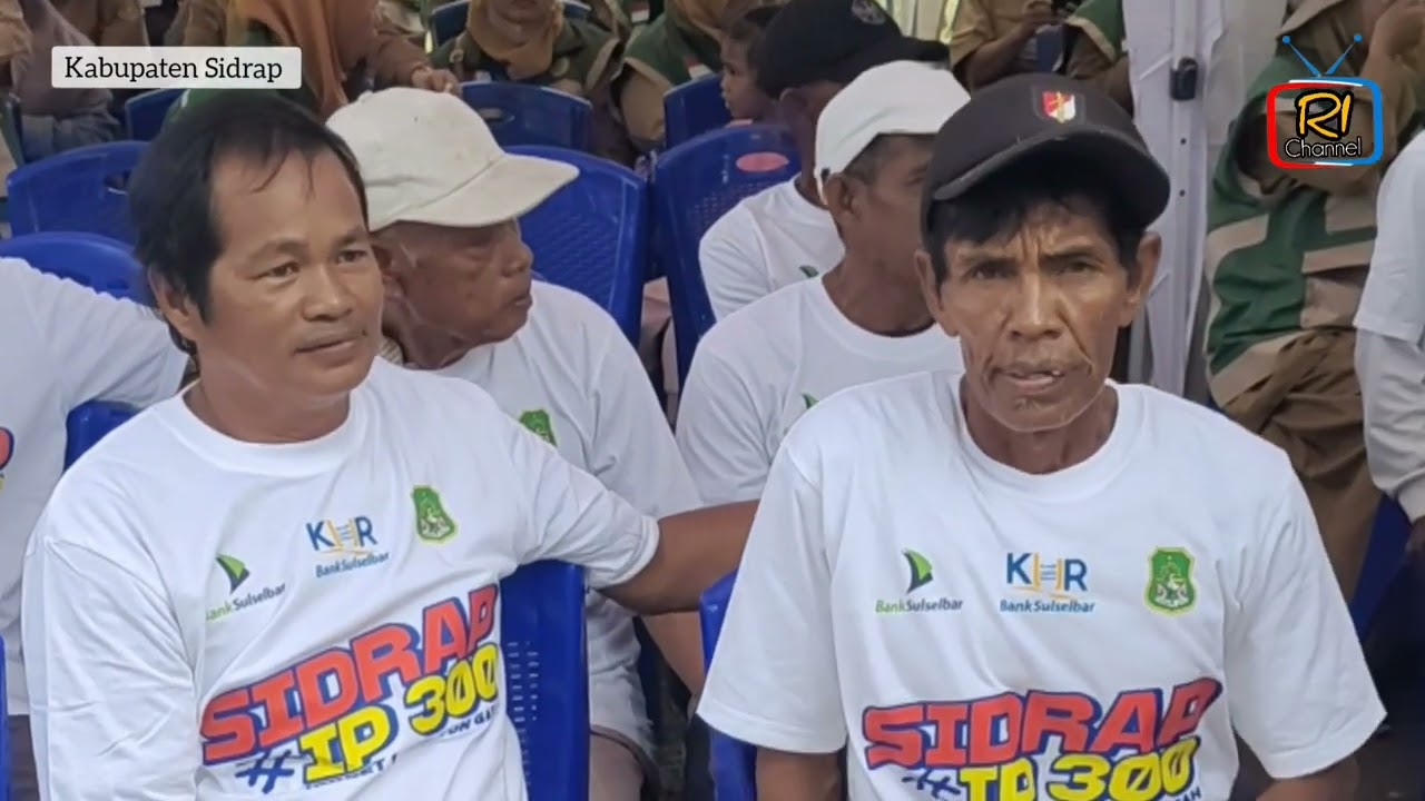 Syaharuddin Alrif Panen Perdana IP300 Berjumlah 54H di Kel. Majjelling, Kab Sidrap 