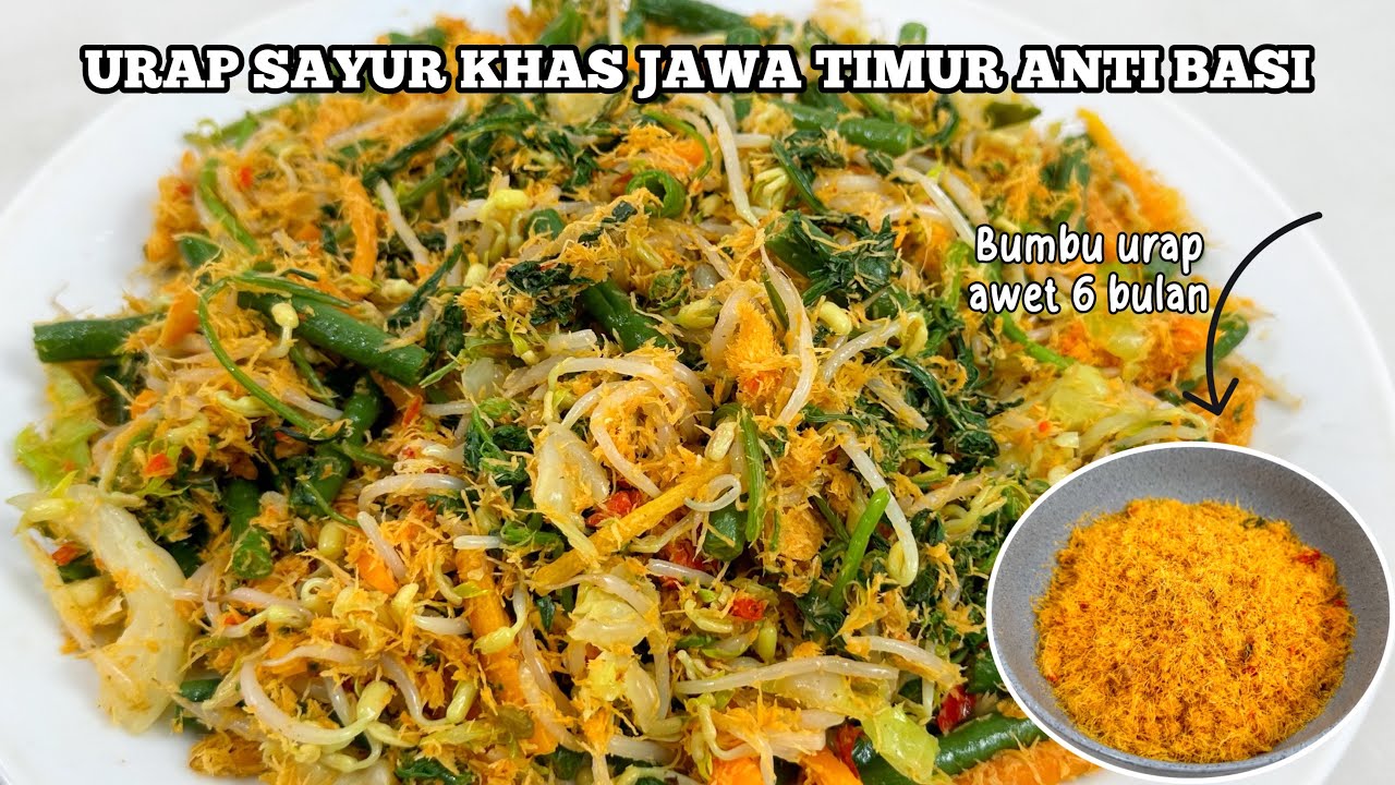 RESEP URAP SAYUR KHAS JAWA ANTI BASI TAHAN 6 BULAN ANTI BAU TENGIK !!!!