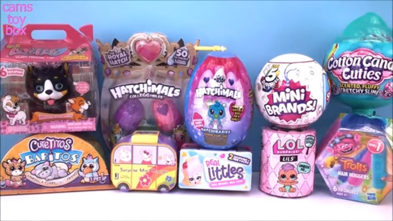 Peppa Pig Real Littles SHOPKINS LOL LILS Hatchiamls Mini Brands TOY Reviews
