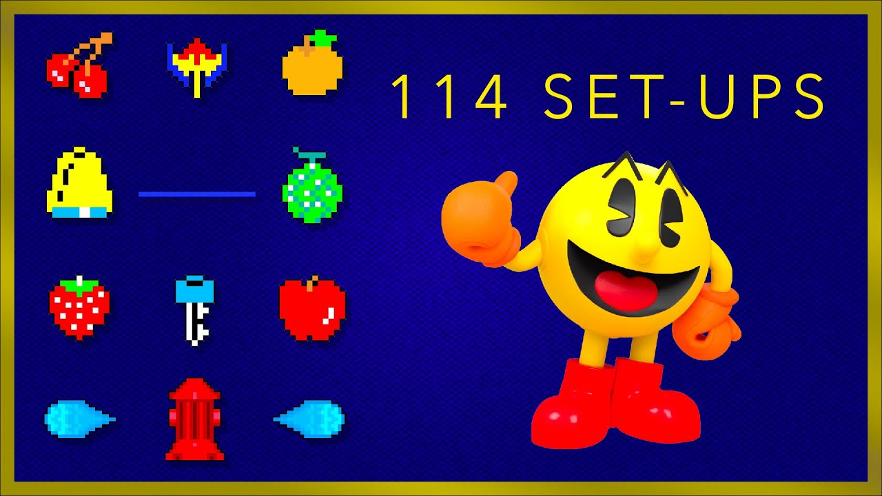 114 set ups PAC-MAN