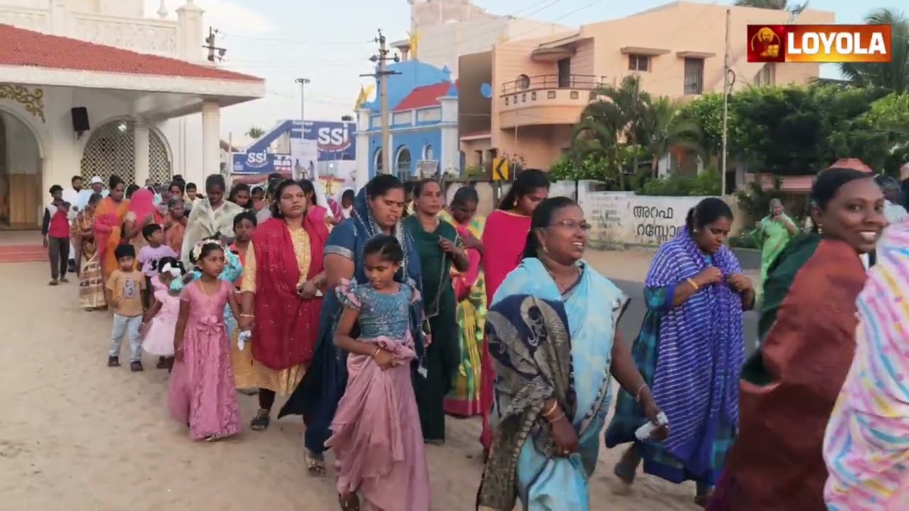 தூய ஆரோக்கிய அன்னையின் சிற்றாலய திருவிழா திருகொடியேற்றம் | Kovalam | Loyola Tv | Flog hosting