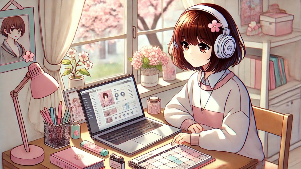 Aesthetic Lofi Playlist 🎨📚 Chill Beats for Studying & Productive Days