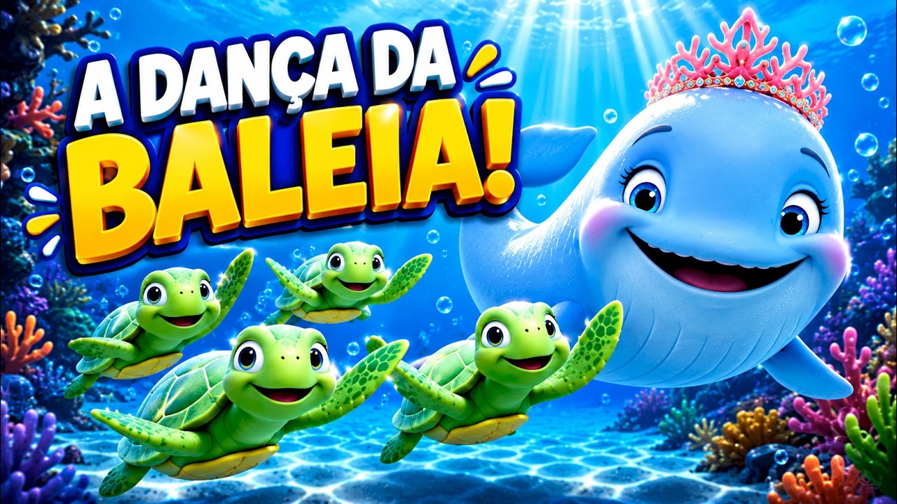 A DANÇA DA BALEIA | Clipe Música Oficial | Turminha da Tia Ludi