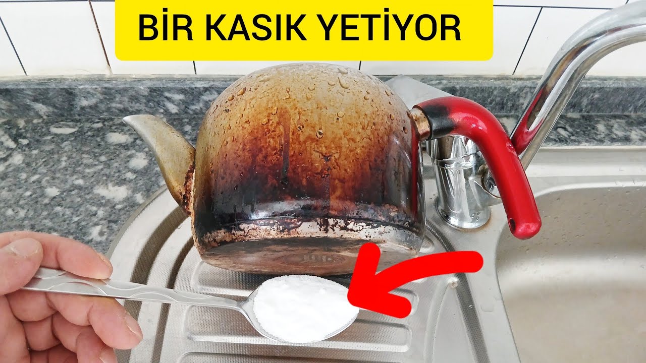 Kararmış Sararmış Çaydanlık Nasıl Temizlenir ve Parlatırılır? ✨️🔥