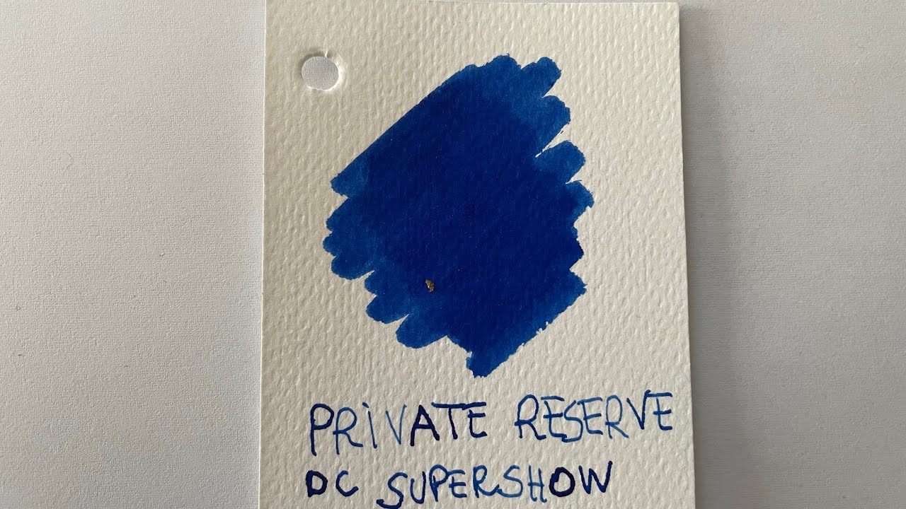 Private Reserve Dc Supershow Blue Fountain Pen Ink