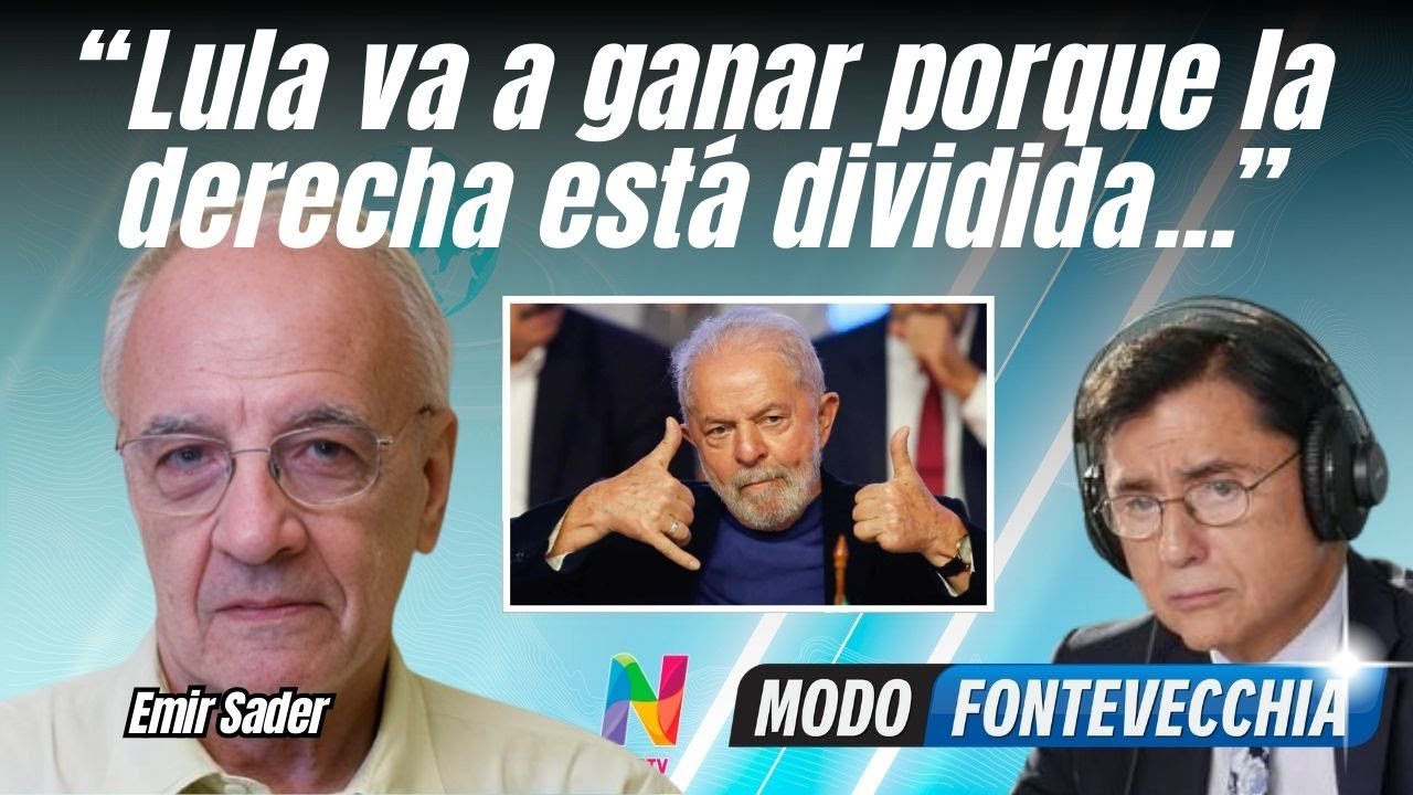 El sociólogo Emir Sader analizó a Brasil y criticó a Javier Milei: “Es una caricatura de Trump”