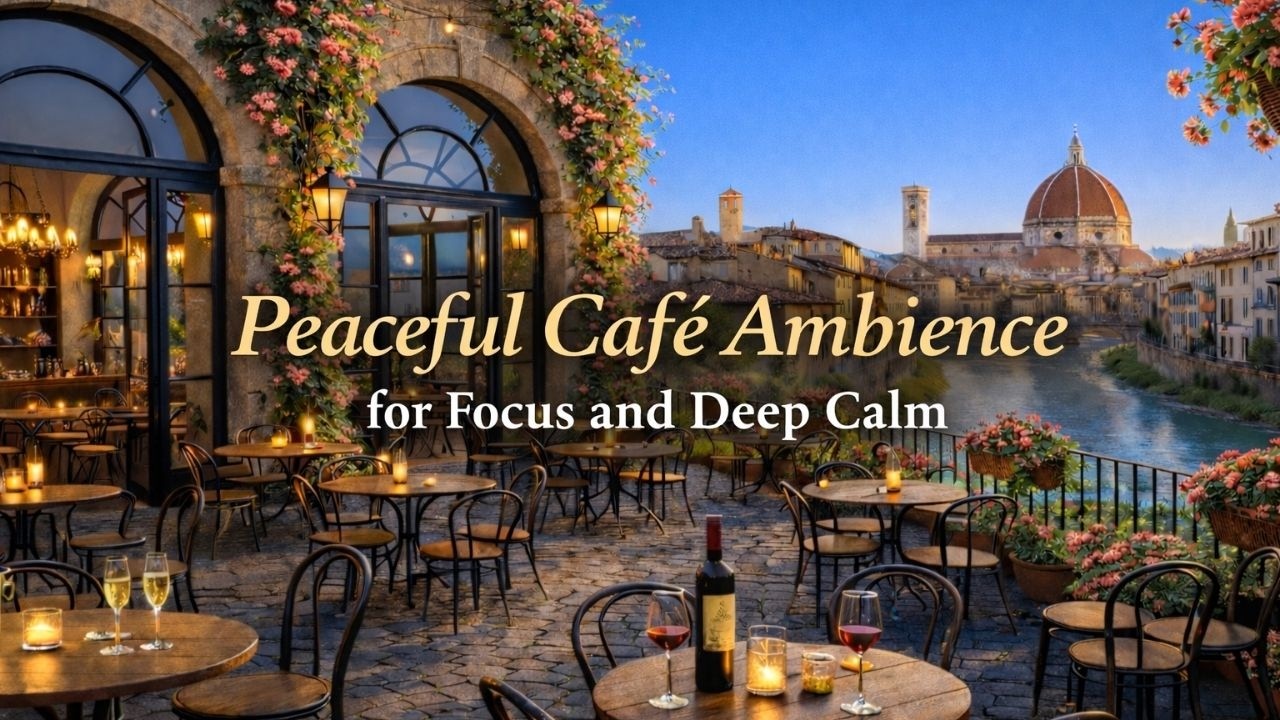 Relaxing Café Atmosphere Soft Sounds for Calm and Concentration