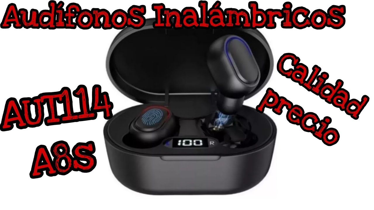Audífonos inalámbricos 1Hora AUT114  A8S Unboxing y pruebas calidad precio mercado libre