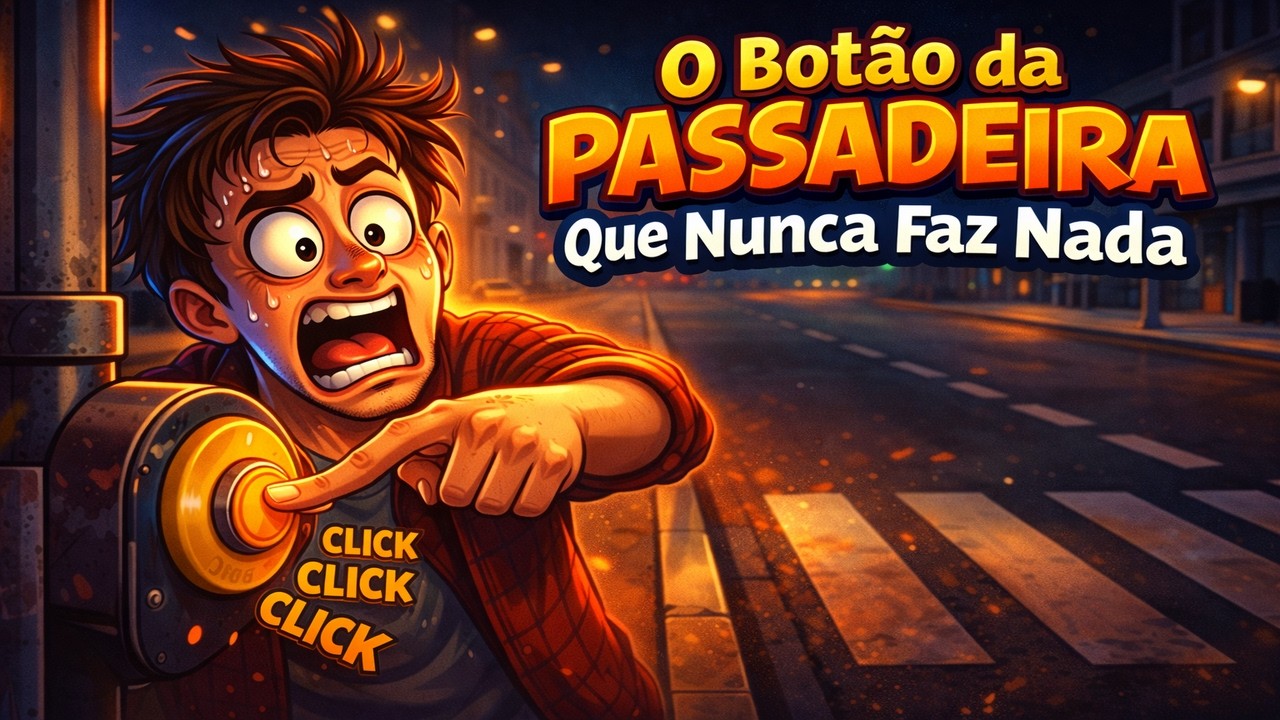O Botão da Passadeira Que Nunca Faz Nada | Música da Treta