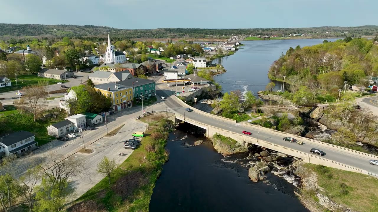 Machias, Maine Spring Mid May 2023 in 4k