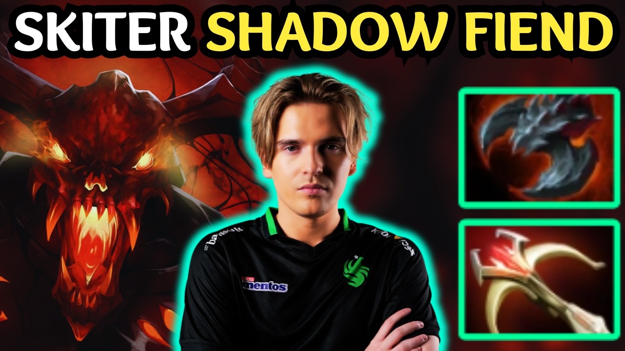 🔥 SKITER SHADOW FIEND — Perfect Requiem Every Fight 🔥 Dota 2 Gameplay