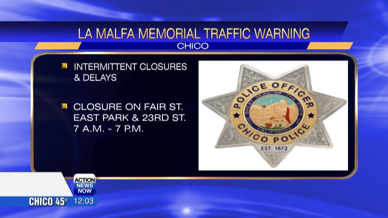 Chico Police issues warning about impacts on traffic for Congressman Doug LaMalfa's memorial service