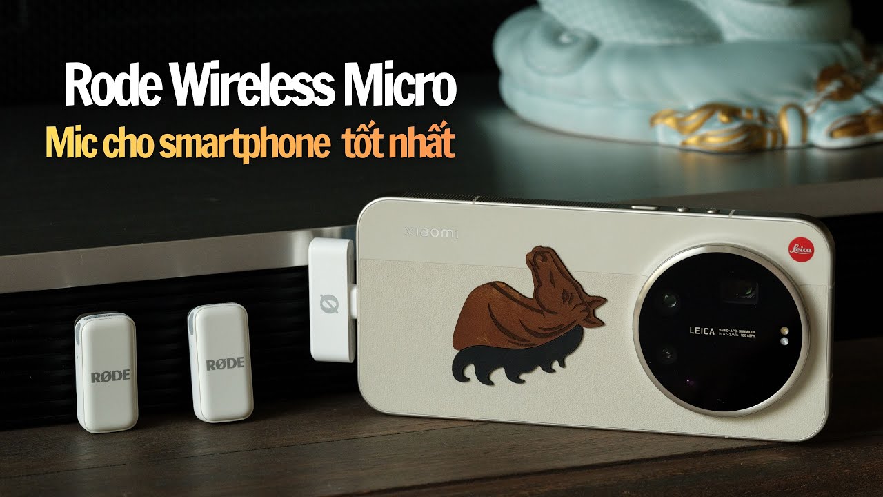 RODE Wireless Micro: mic tốt nhất cho anh em quay iPhone