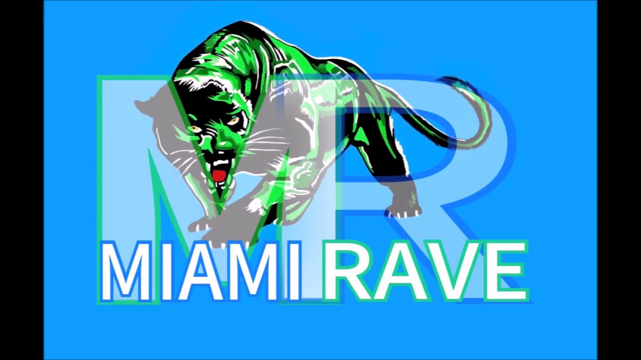 Miami Rave 7Pipe Twisty Glass Blunt