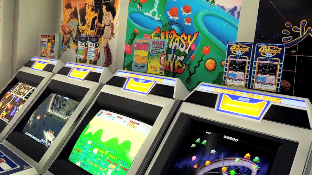 80-90s Japanese Arcade VR／明け方のVRゲーセンにお邪魔する