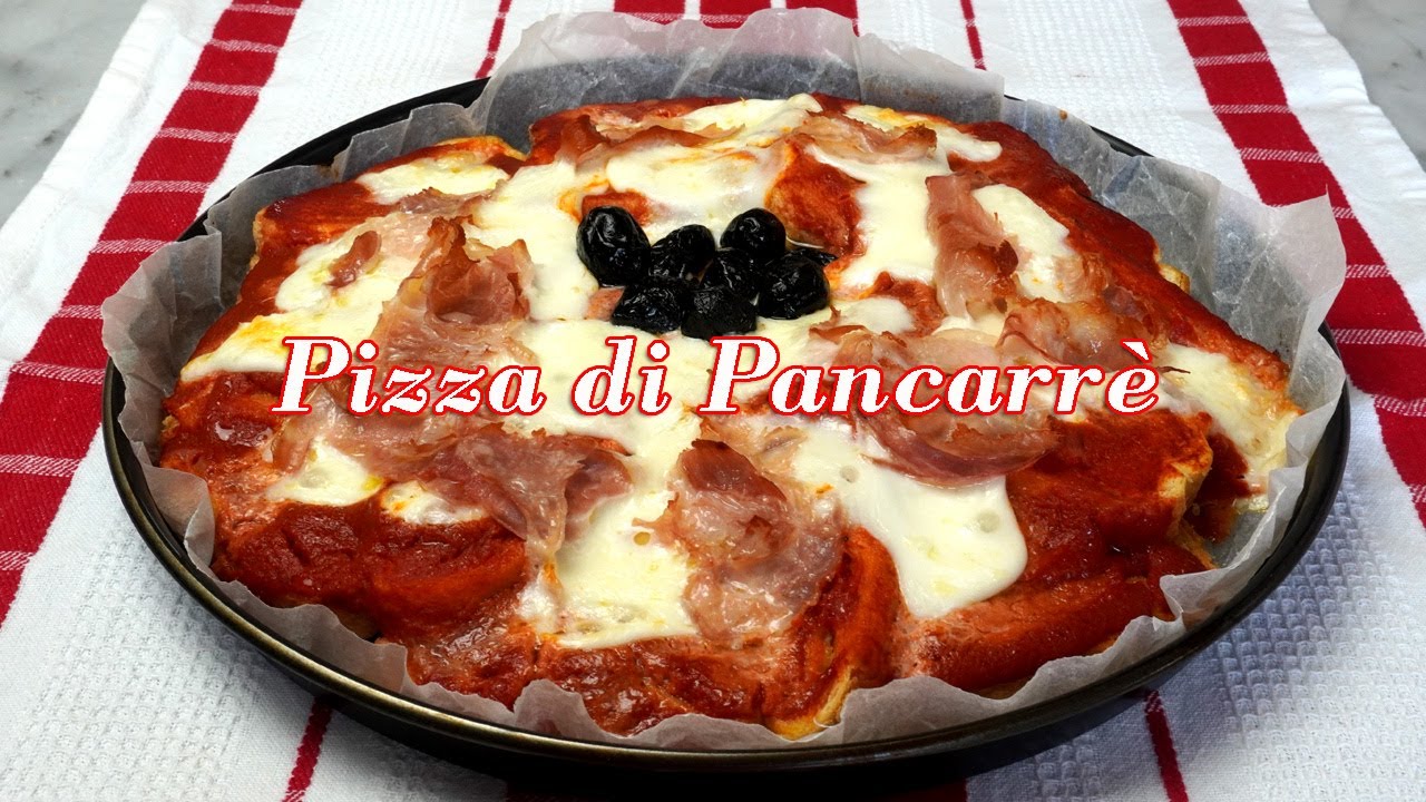 Pizza di Pancarré Ricetta Furba la Prepari in 5 minuti - Pizza Sandwich Bread in 5 minutes