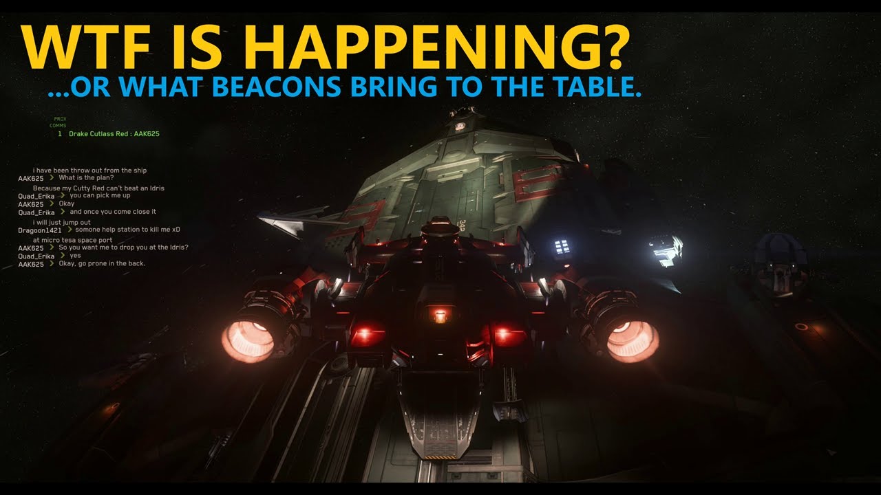 Discussing Star Citizen Player Beacons... with myself (but in 4K).