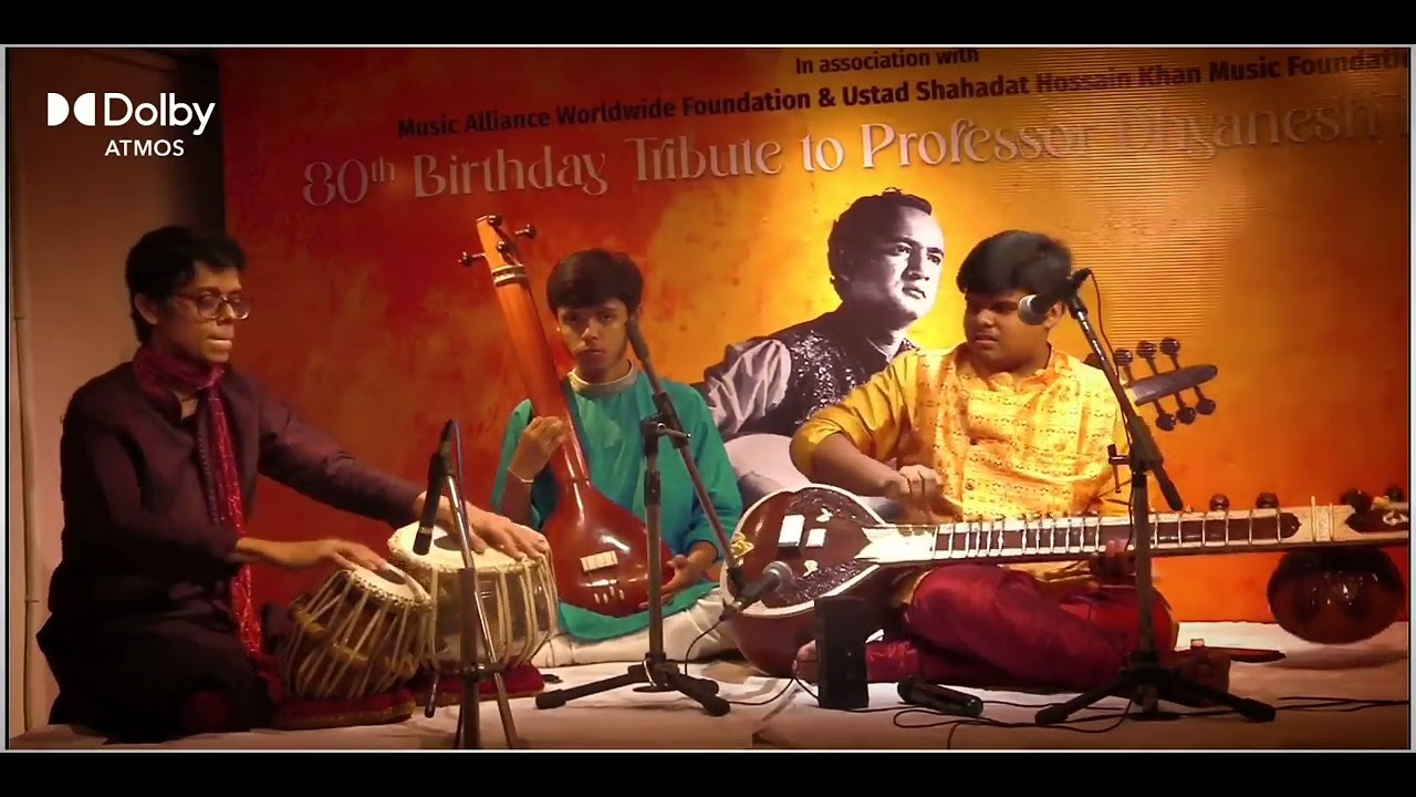 Raga Pancham Se Gara   Aahir Ray & Arumoy Dey   Tabla Solo & Drut Gat in Teental   Dolby ATMOS