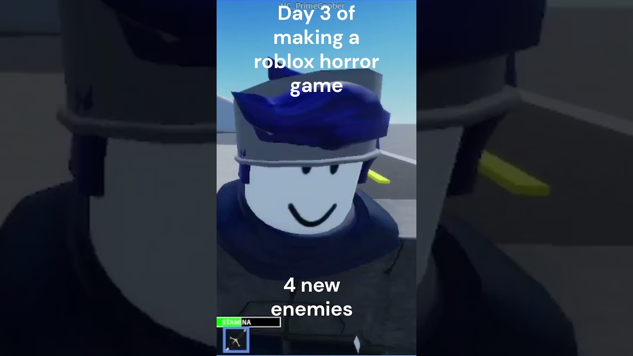 Третий день создания хоррор-игры на Roblox.
