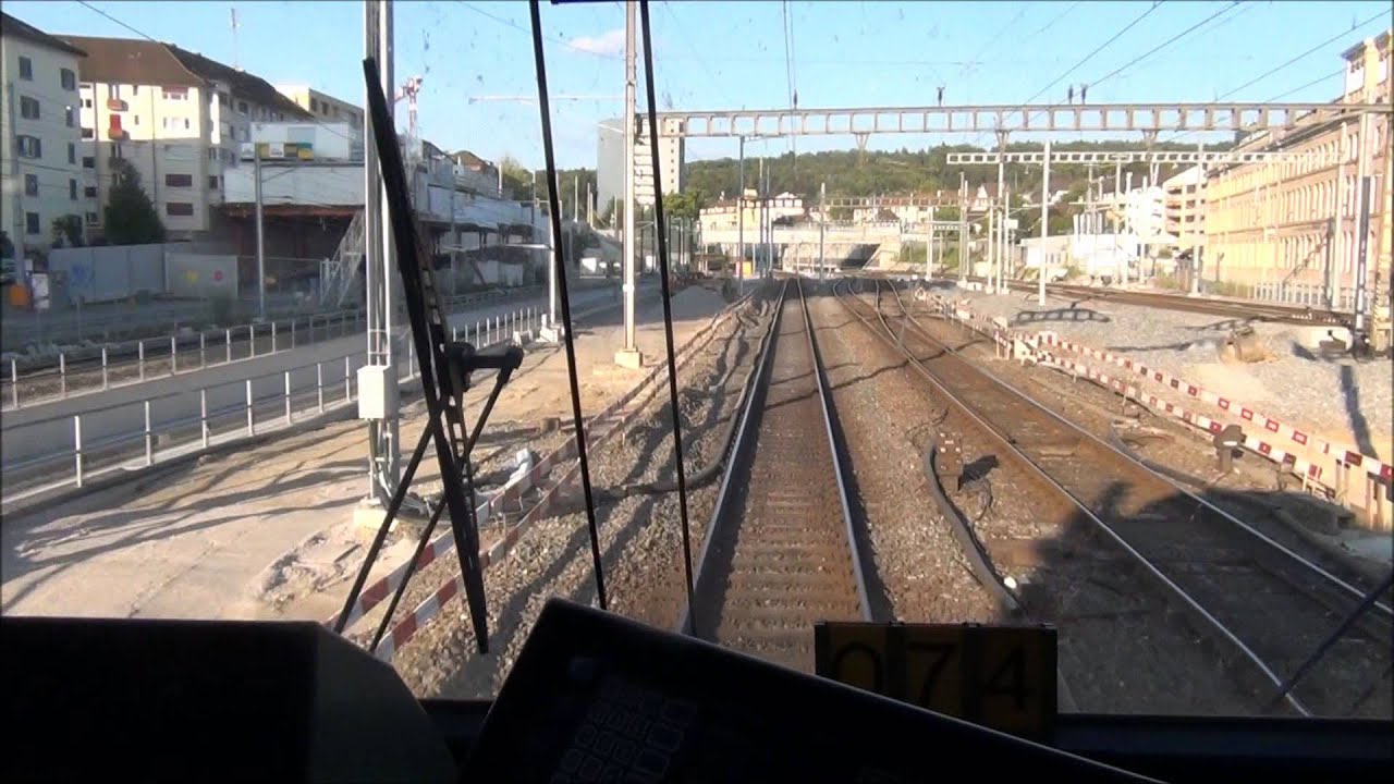 Erstfahrt nach Fahrplan, Durchmesserlinie (DML) Zürich - 15.06.2014