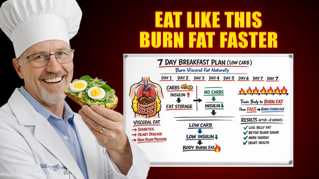 Try This 7-Day Breakfast Plan to DESTROY YOUR VISCERAL FAT Insanely Fast