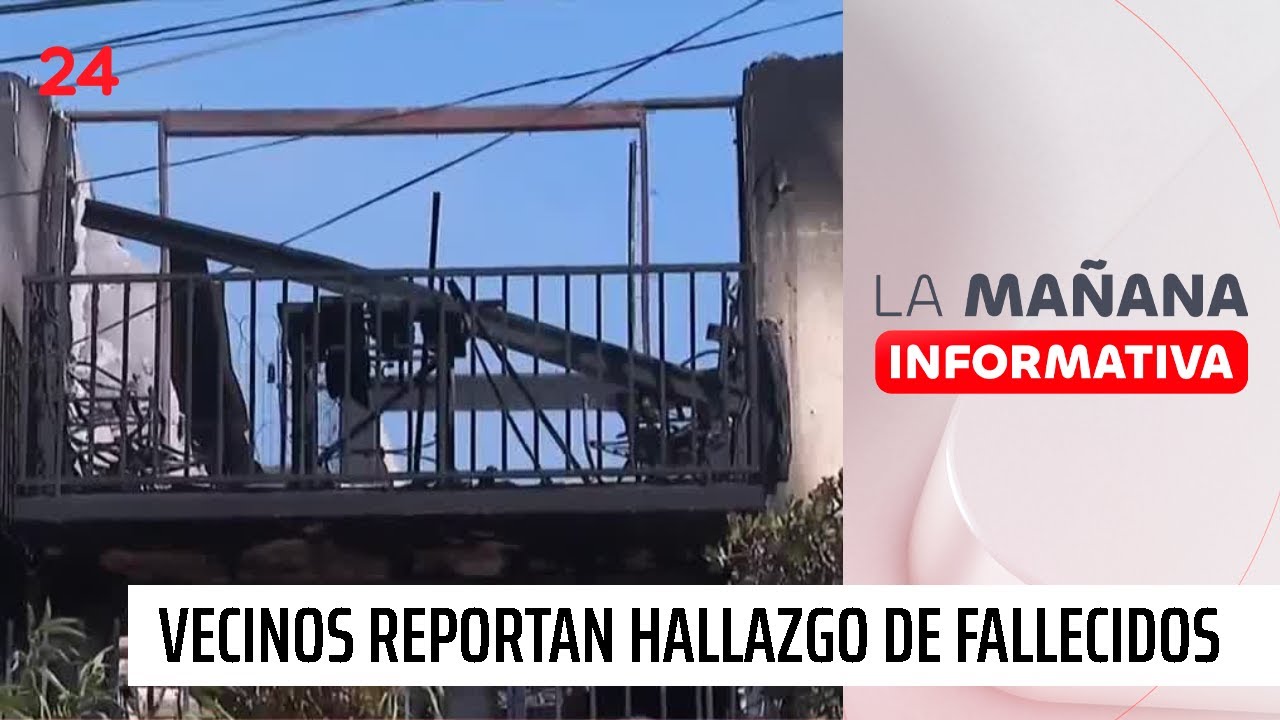 Vecinos de Achupallas reportan hallazgo de personas fallecidas | 24 Horas TVN Chile