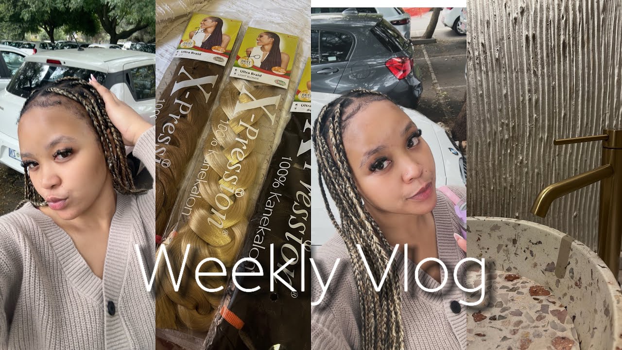 WEEKLY VLOG| JOZI FINDS| i love my BRAIDS| flu almost took me out| overly complained in this vlog  💔