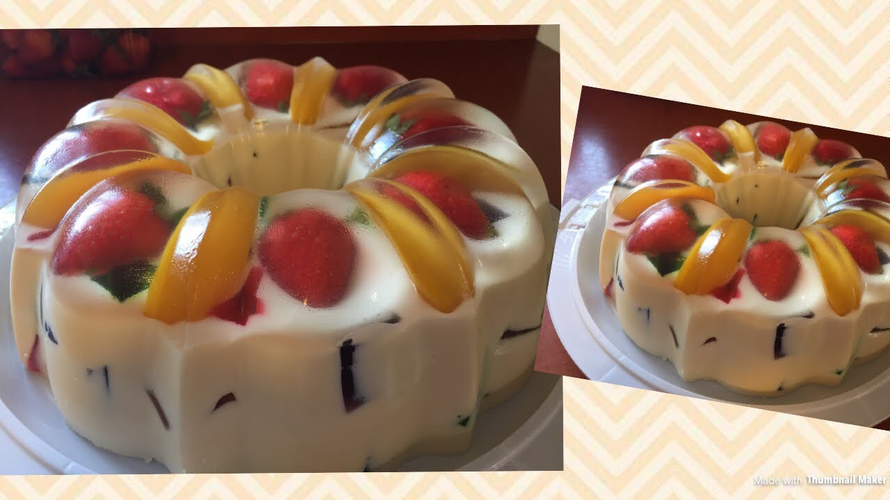 Gelatina mosaico con frutas !!