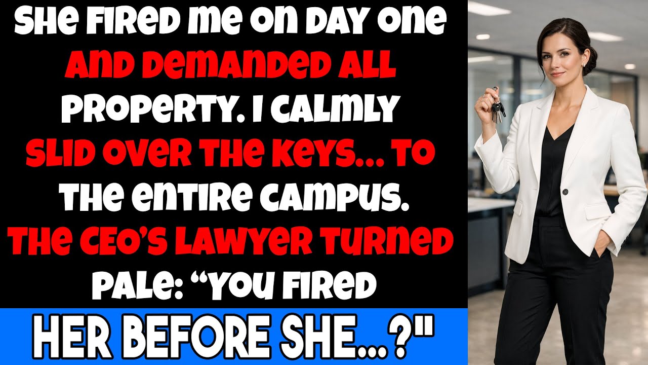 She Fired Me on Day One. I Gave Her the Keys… to Everything.