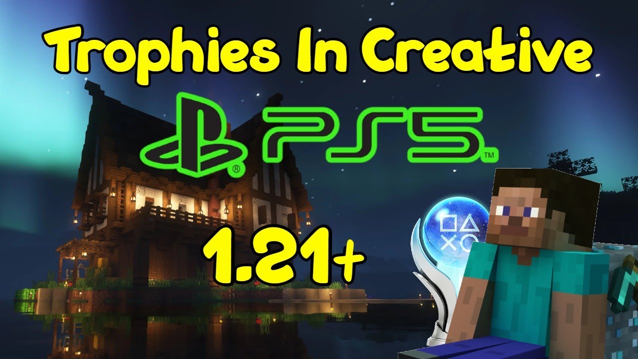 Как получить ВСЕ трофеи бесплатно в Minecraft CREATIVE — PS5/PS4