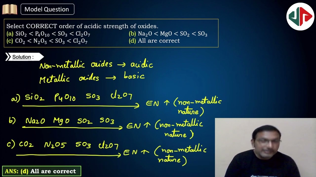 DAY 5_ Periodic Table - Model Questions || JS Academic Solutions