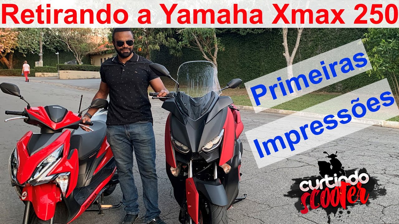 Retirada da Yamaha Xmax 250 - Primeiras Impressões