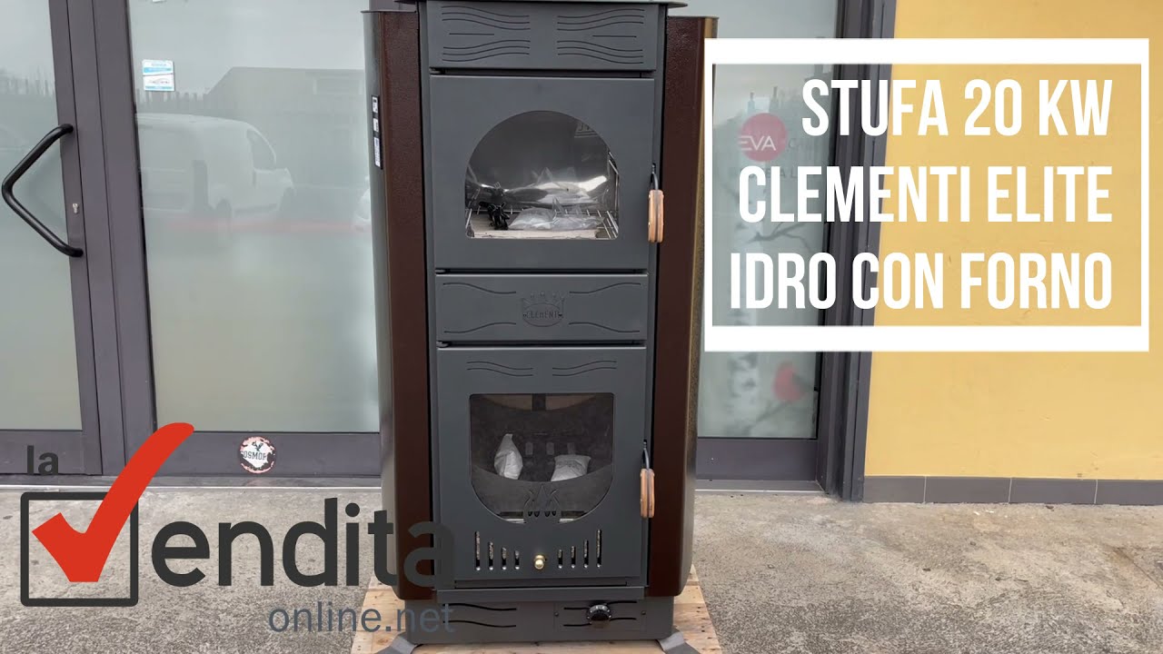STUFA CLEMENTI ELITE IDRO 2O KW CON FORNO