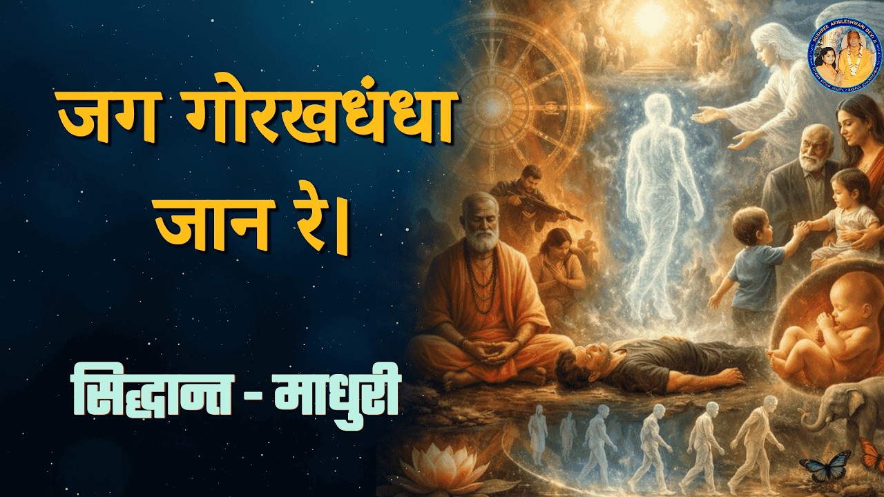 जग गोरखधंधा जान रे। सिद्धान्त    - माधुरी | Ft.Akhileshwari Didi