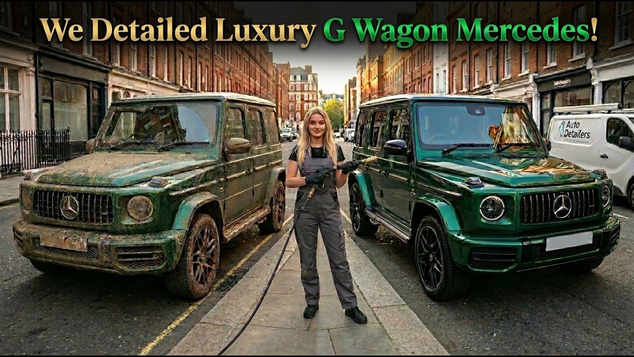 Full Luxury Detail on Emerald Green Mercedes G-Wagon | Urban Street ASMR  Transformation