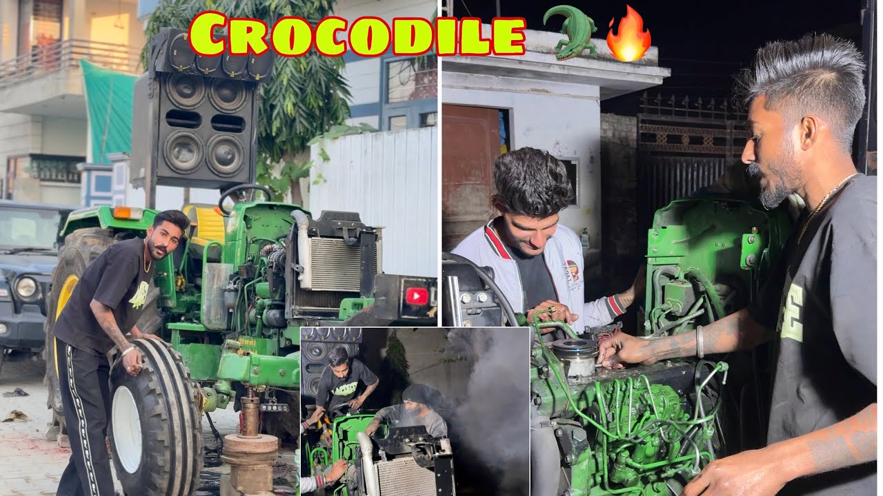 New Piston Pa Te Crocodile De 🔥🦖|New Tyre Pa Te 🔥| 3 Hour Wich Karta Engine 🔥| Lucky Goldsmith￼