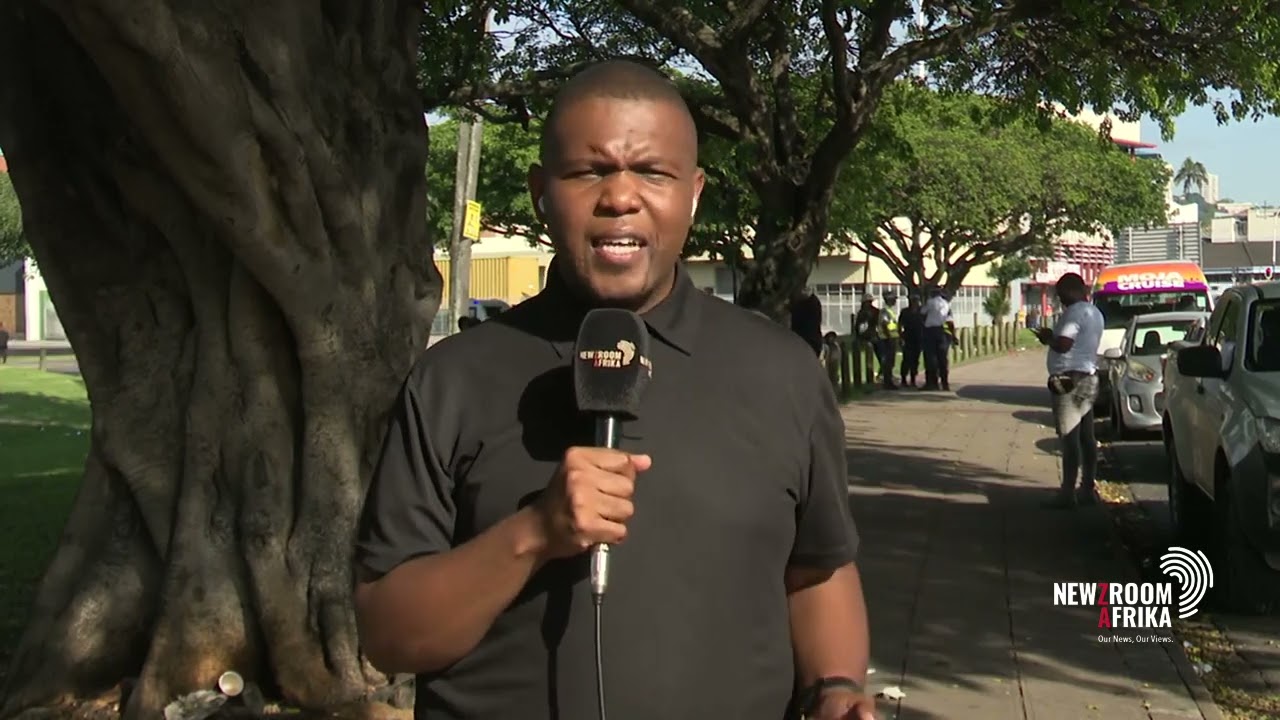 Protesters march to Durban city hall