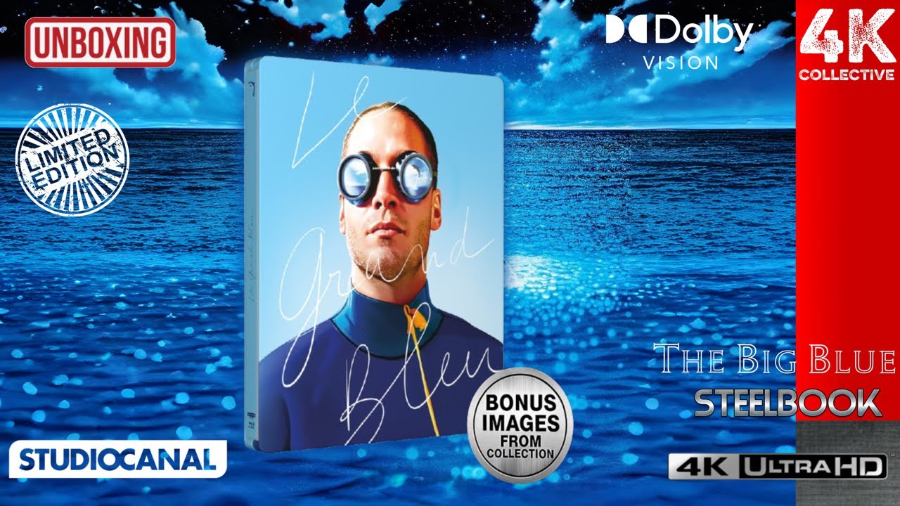 Le Grand Bleu - The Big Blue 4K UltraHD Blu-Ray Limited Edition Steelbook Unboxing + my collection 