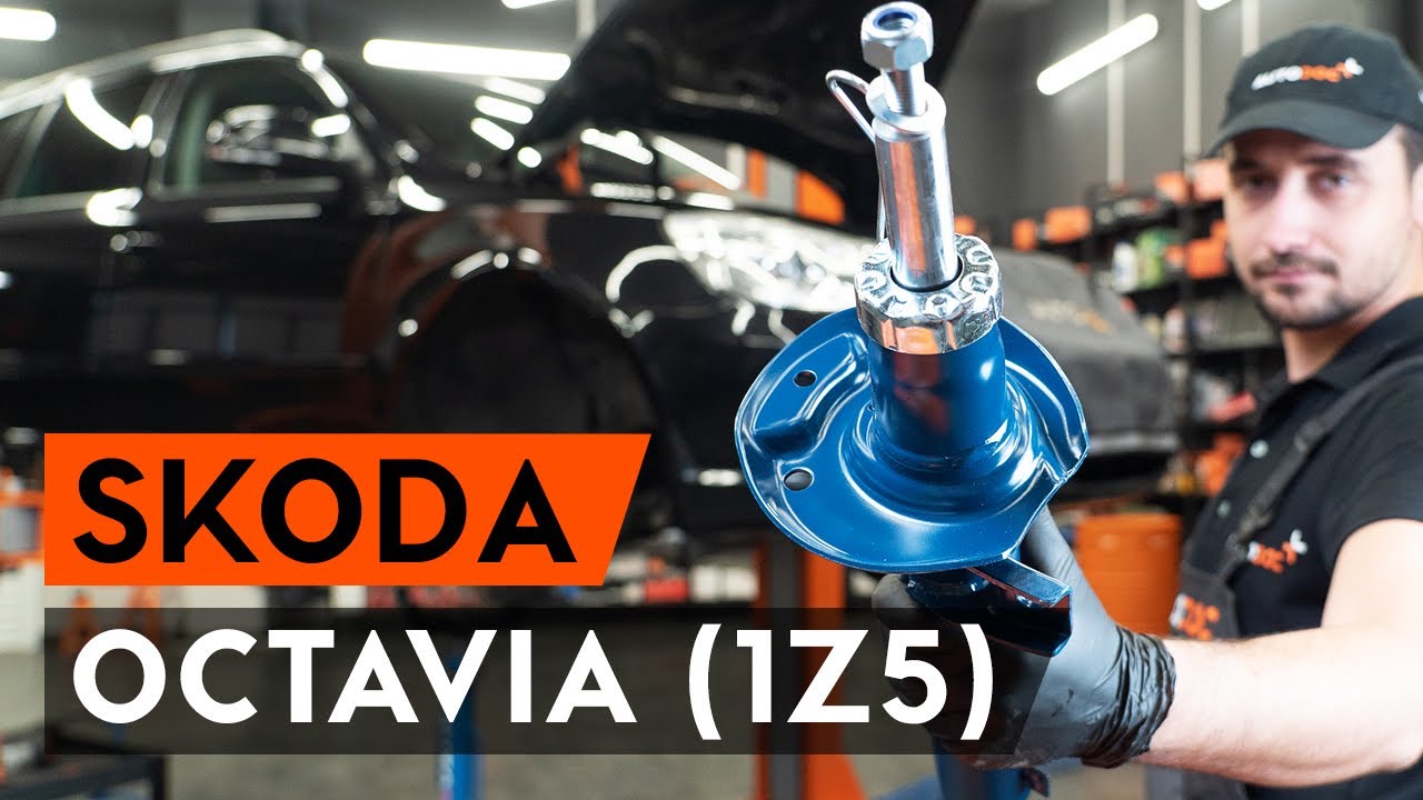 Så byter du stötdämpare fram på OCTAVIA (1Z5) [AUTODOC-LEKTION]