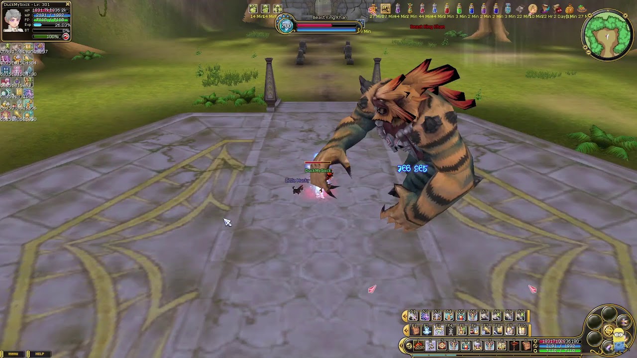 2021 - INSANITY FLYFF BOSS HUNTING ! ENJOY.. !
