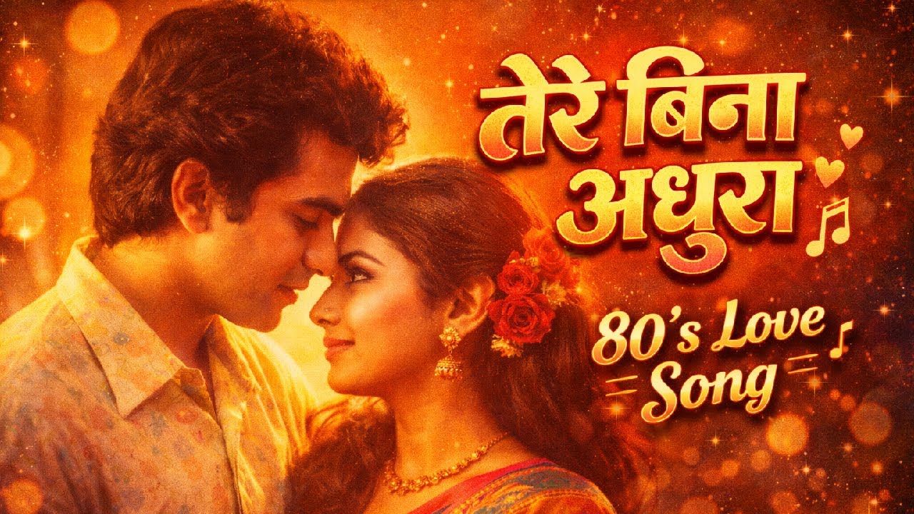 80's Love Song | तेरे बिना अधूरा हूँ मैं | Romantic Hindi Song 2025 | Retro Bollywood Melody
