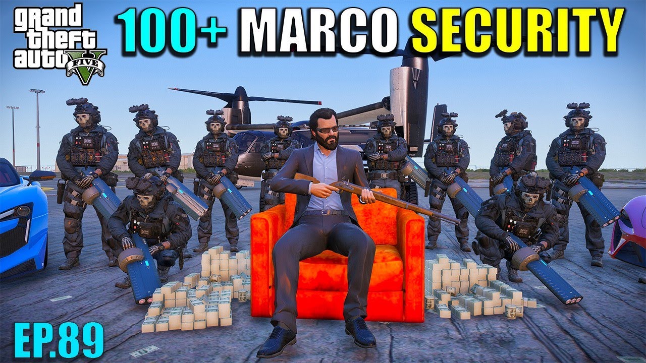 MICHAEL BUYING MOST POWERFUL MARCO'S SECURITY 💀🔥 / GTA V GAMEPLAY