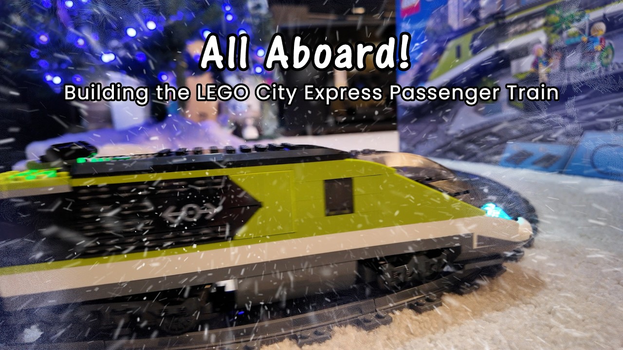 Building a LEGO Train! | All Aboard the City Express Passenger Train!