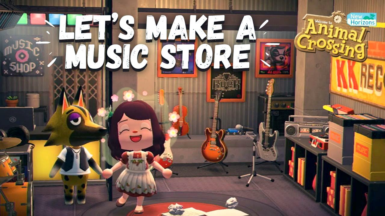 Creating a Music Store for Kyle! City Island Speed Build | Animal Crossing New Horizons | ACNH