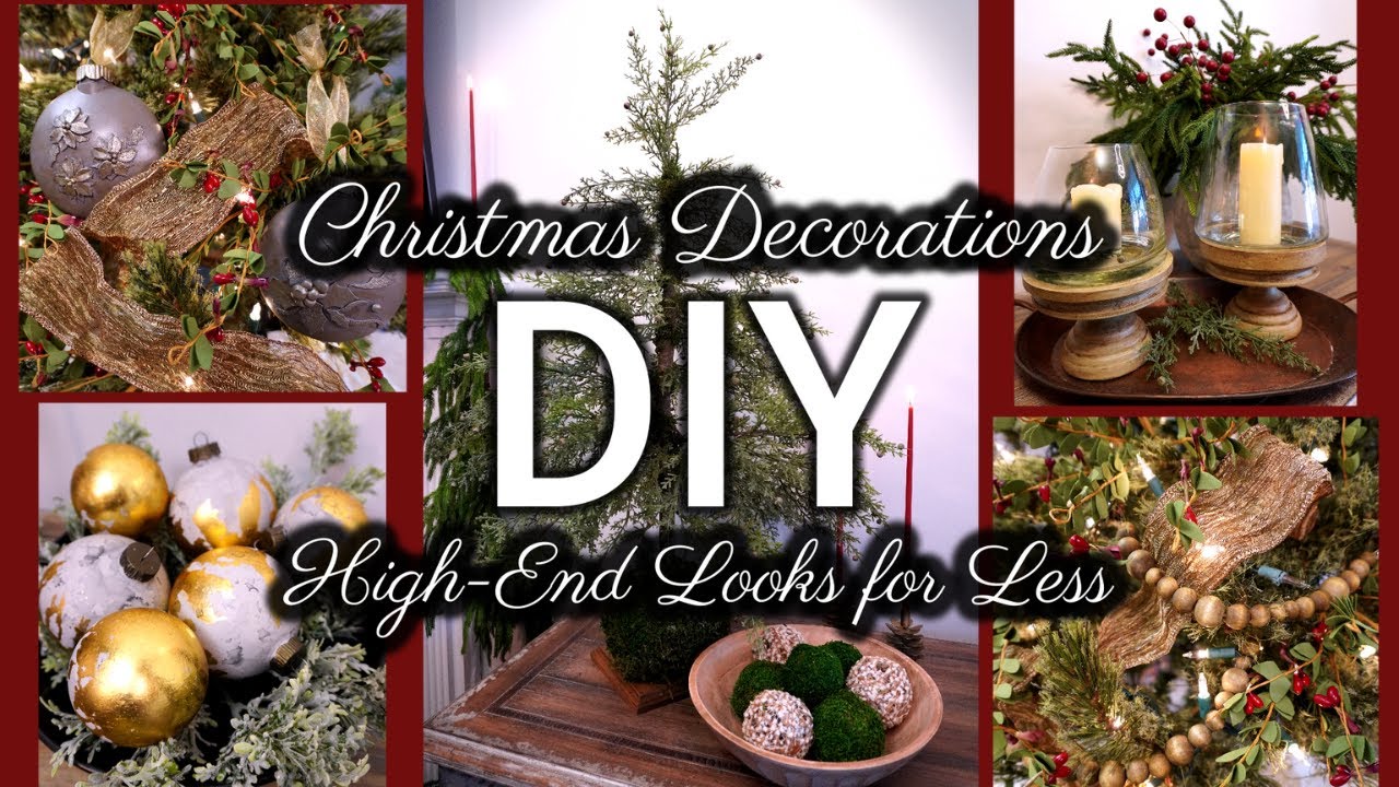 DIY CHRISTMAS Decorations 2024 || High-End Look for Less