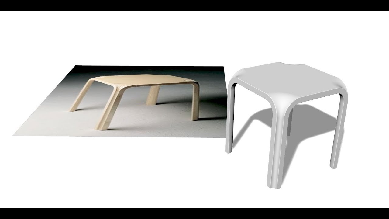 Rhino 3D Tutorial: How to Make an Alvar Aalto Stool