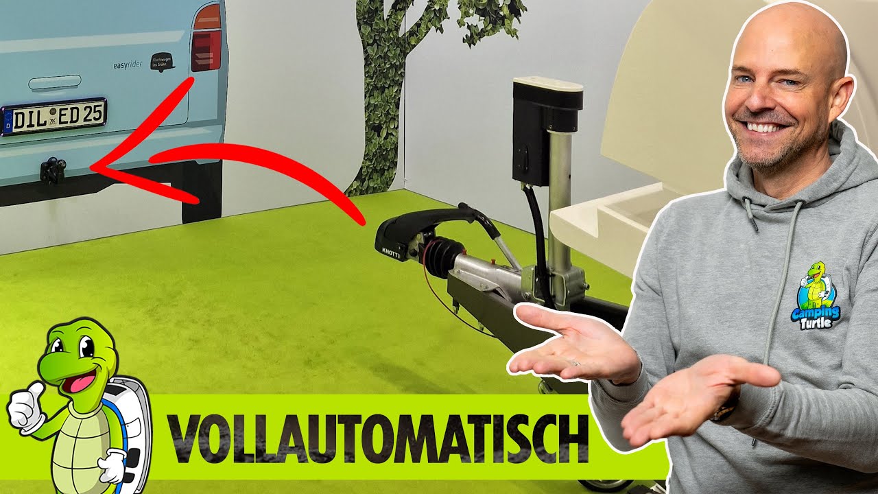 💡WELTNEUHEIT💡Wohnwagen AUTONOM ankoppeln - REICH easydriver Prototyp