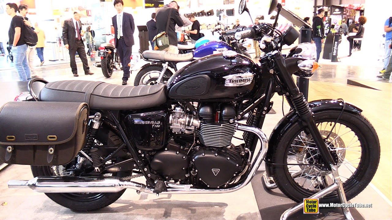 2015 Triumph Bonneville T100 - Walkaround - 2014 EICMA Milan Motorcycle Exhibition